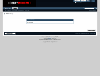 hockeyinformer.com screenshot