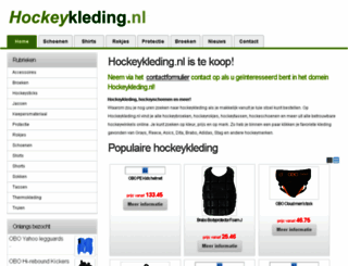hockeykleding.nl screenshot