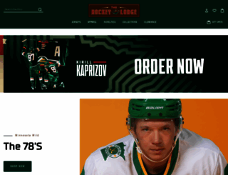 hockeylodge.com screenshot