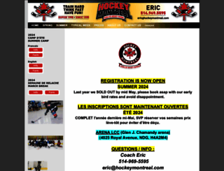 hockeymontreal.com screenshot