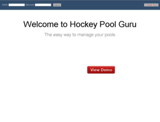 hockeypoolguru.com screenshot