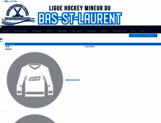 hockeyslbsl.qc.ca screenshot