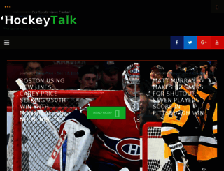 hockeytalk.com screenshot
