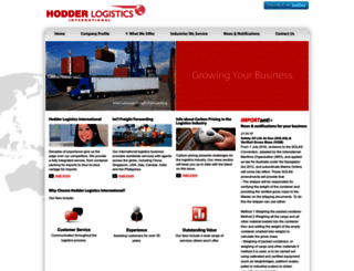hodderlogisticsinternational.com.au screenshot
