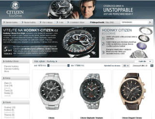 hodinky-citizen.cz screenshot