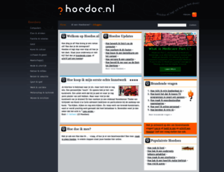 hoedoe.nl screenshot