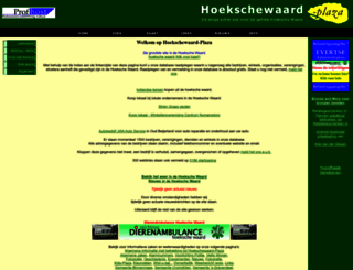 hoekschewaard.com screenshot