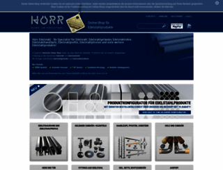 hoerr-edelstahl.de screenshot