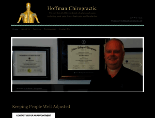 hoffmanchiropractic.net screenshot