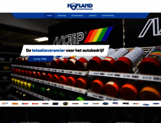 hoflandbv.nl screenshot