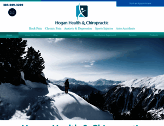hoganhealthandchiropractic.com screenshot