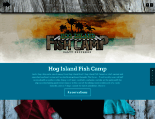 hogislandfishcamp.com screenshot