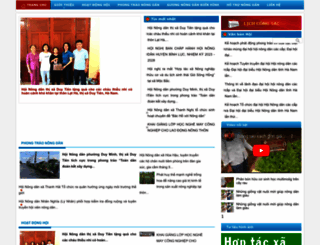 hoinongdan.hanam.gov.vn screenshot
