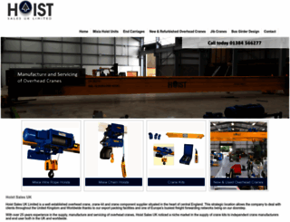 hoist-sales.co.uk screenshot