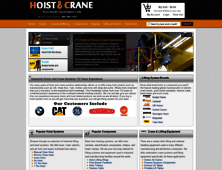 hoistandcranedepot.com screenshot