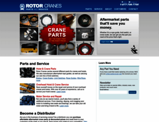 hoistcraneparts.com screenshot