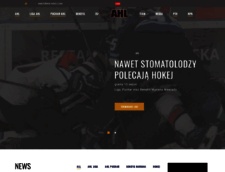 hokej.org.pl screenshot