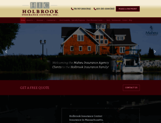 holbrookinsurance.com screenshot