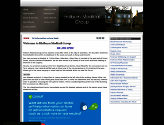 holburnmedicalgroup.co.uk screenshot
