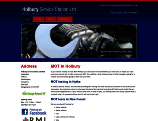 holburyservicestation.com screenshot