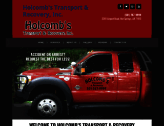 holcombstransportinc.com screenshot