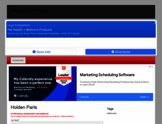 holden-spareparts.com.au screenshot