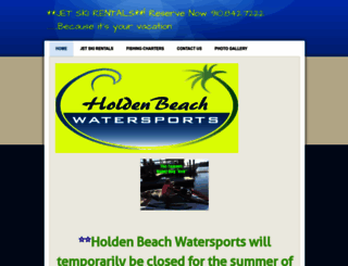 holdenbeachwatersports.com screenshot