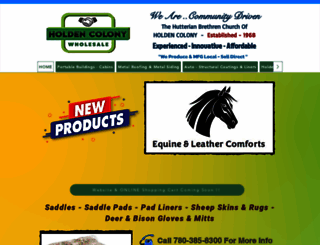 holdencolony.com screenshot