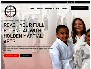 holdenmartialarts.com screenshot