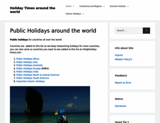 holiday-times.com screenshot
