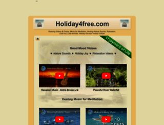 holiday4free.com screenshot