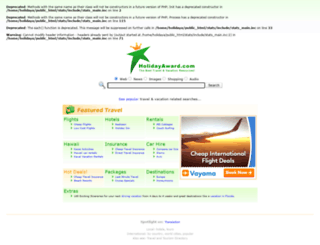 holidayaward.com screenshot