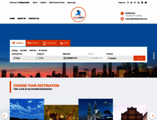 holidaybookie.com screenshot