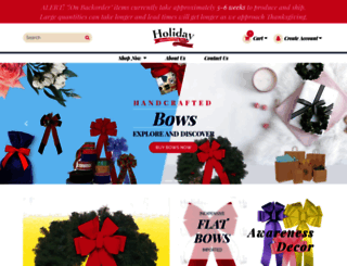 holidaybows.com screenshot