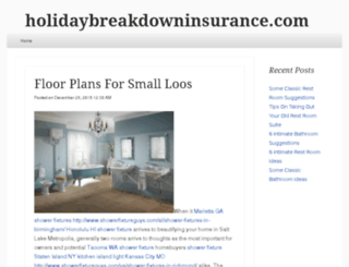 holidaybreakdowninsurance.com screenshot