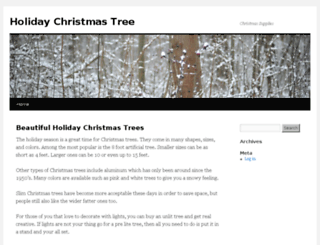 holidaychristmastree.com screenshot