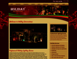 holidaydecorationslv.com screenshot