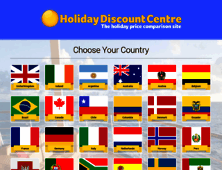 holidaydiscountcentre.com screenshot