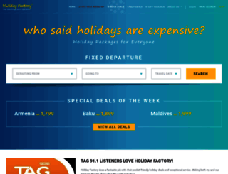 holidayfactors.com screenshot
