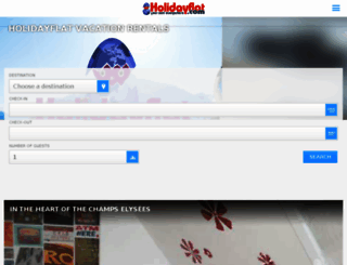 holidayflat.com screenshot