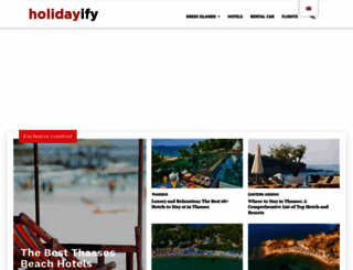 holidayify.com screenshot
