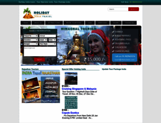 holidayindiatravel.com screenshot