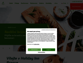 holidayinn.cz screenshot
