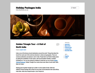 holidaypackagesforindia.wordpress.com screenshot