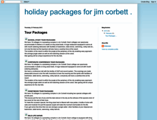 holidaypackagesforjimcorbett.blogspot.in screenshot