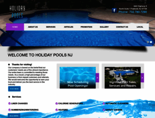 holidaypoolsnj.com screenshot