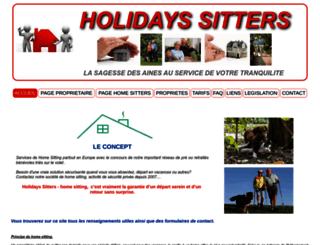 holidays-sitters.com screenshot