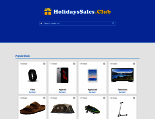 holidaysales.club screenshot