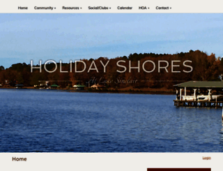 holidayshoreshoa.com screenshot
