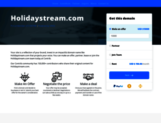 holidaystream.com screenshot